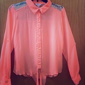 Pink dress shirt